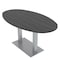 Skutchi Designs 33.5 in W, 59.5 in L, 29 in H, Engineered Wood Top, Grey HAR-BOVL-34X60-DOU-ASIANNIGHT - alternate 1